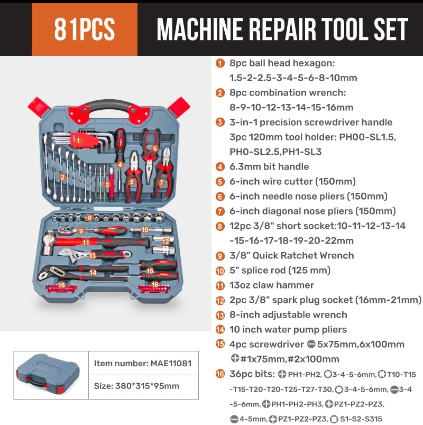 Automotive Socket Tool Set