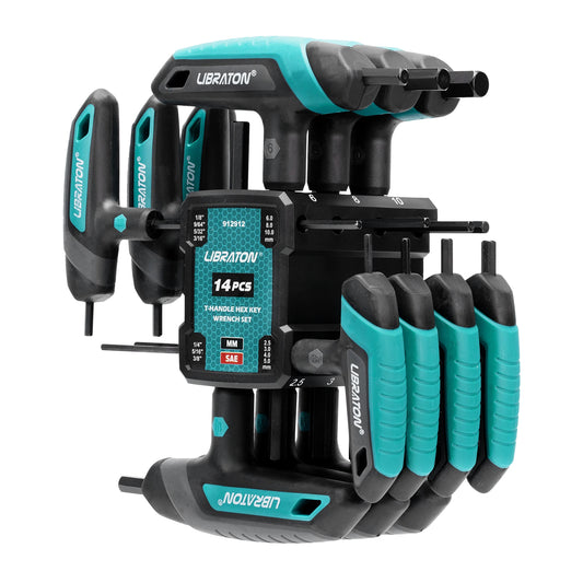 T-Handle Hex Key Set 14PCS Metric & SAE
