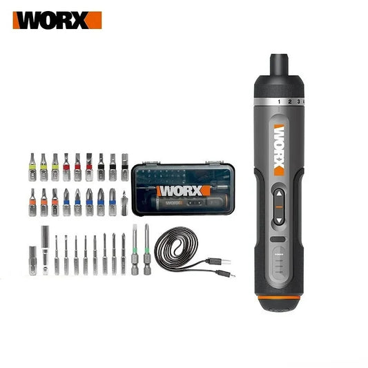 Electric Screwdriver Set, 4V USB Rechargeable, 30 Bits